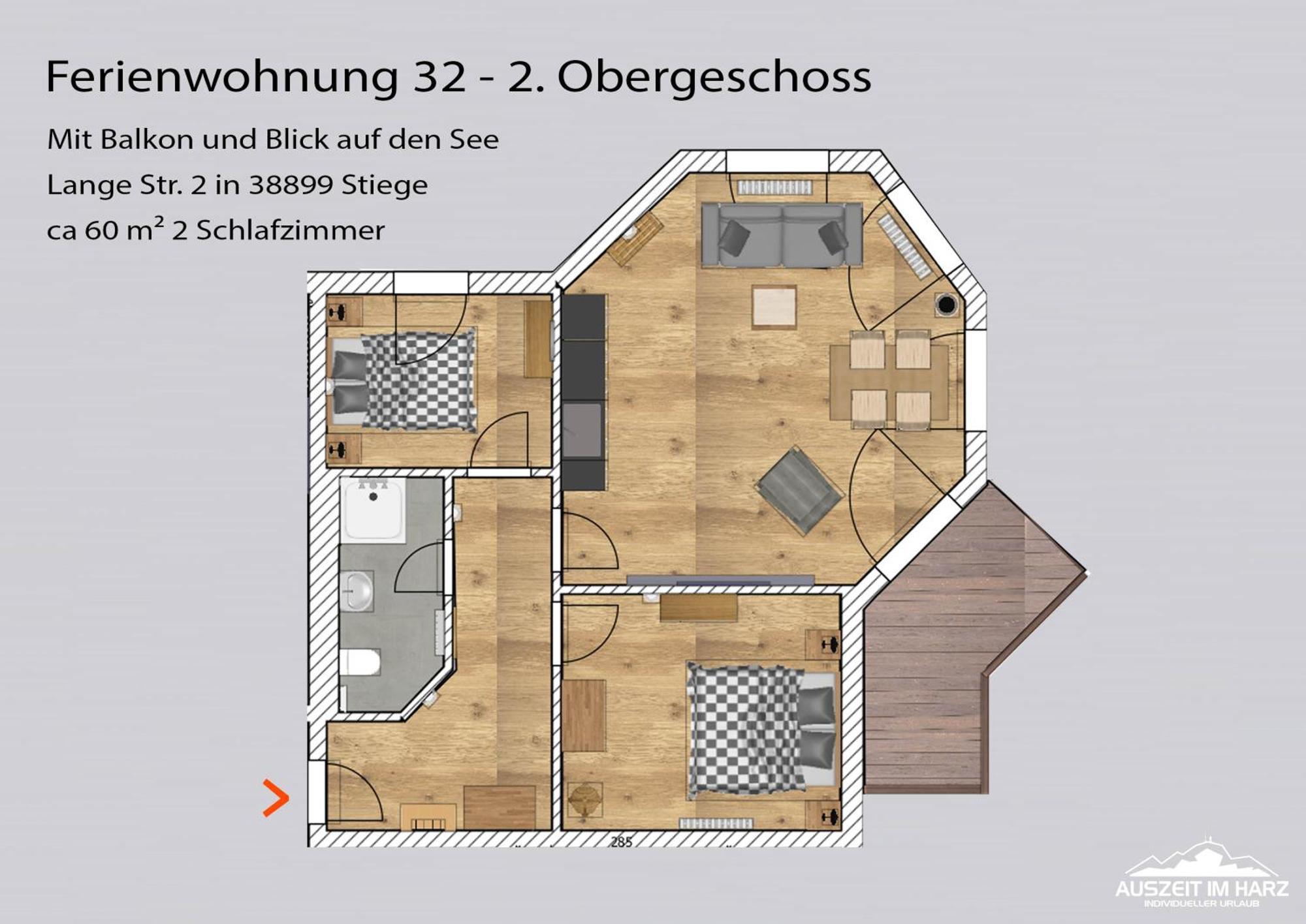 Auszeit-Im-Harz Haus 5 Wohnung 32 Stiege Buitenkant foto